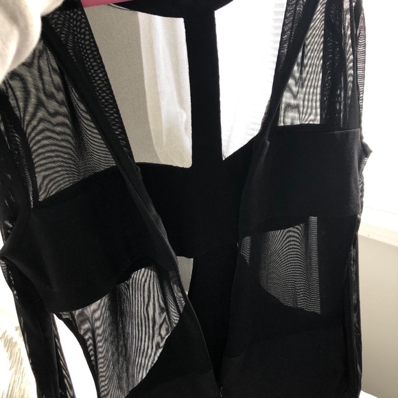 Sheer Mesh Peekaboo Dress - Picture 2 of 5